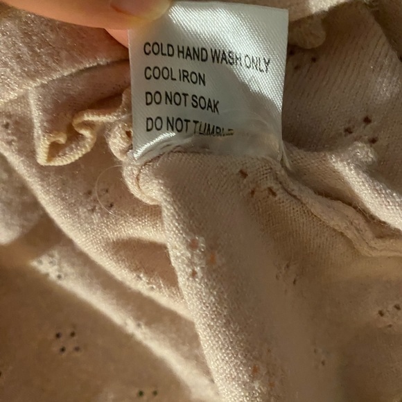 Cropped Pink Cardigan Princess Polly - Picture 4 of 6